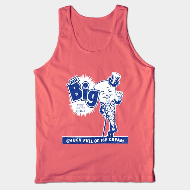 1948 Mr Big Brand Ice Cream Cone Tank Top by historicimage